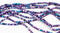 6mm blue purple turquoise round beads, 15' strand, blue and purple beads, approx 66 beads per strand, jewelry making, round beads,